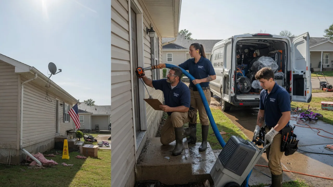 Ceiling Water Damage Restoration in Newcomb, MD near me
